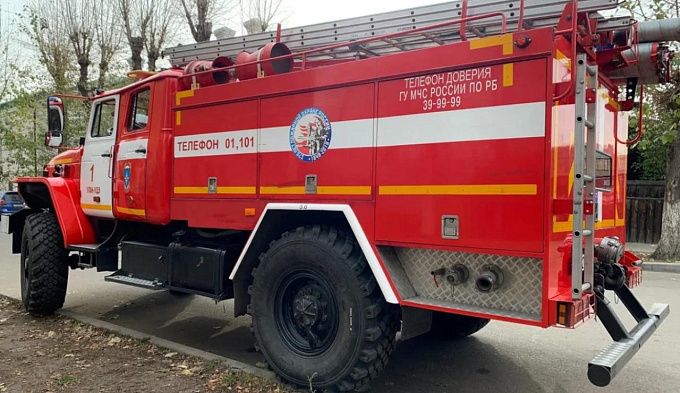 В районе Бурятии из-за короткого замыкания горел жилой дом