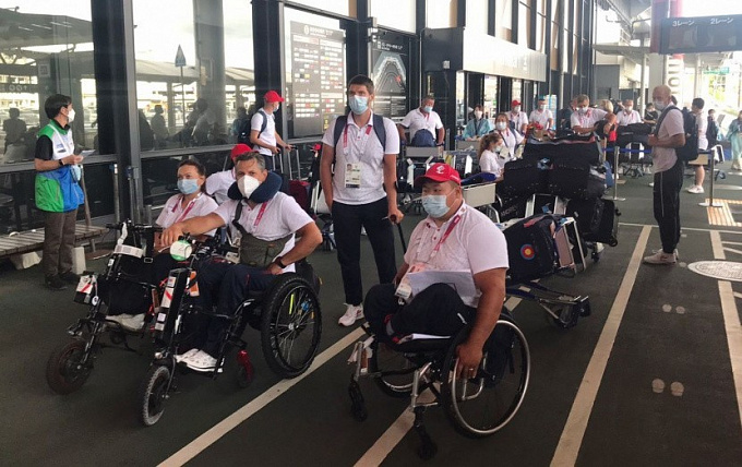 Спортсмены из Бурятии прибыли на Паралимпиаду в Токио
