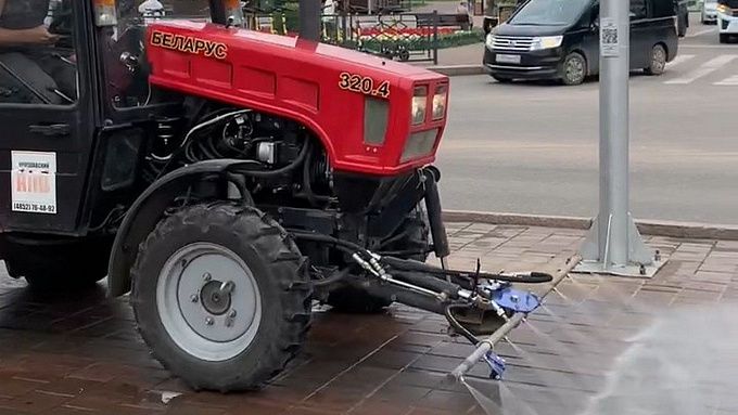 «Беларус» выйдет на борьбу с грязью в Улан-Удэ