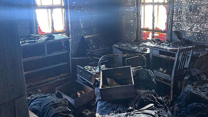 Жилой дом горел в районе Бурятии