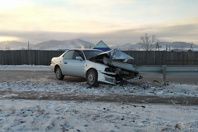 В Бурятии насмерть разбился водитель «Тойоты»
