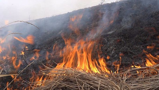 Церковь и жилые дома едва не сгорели в селе Бурятии 