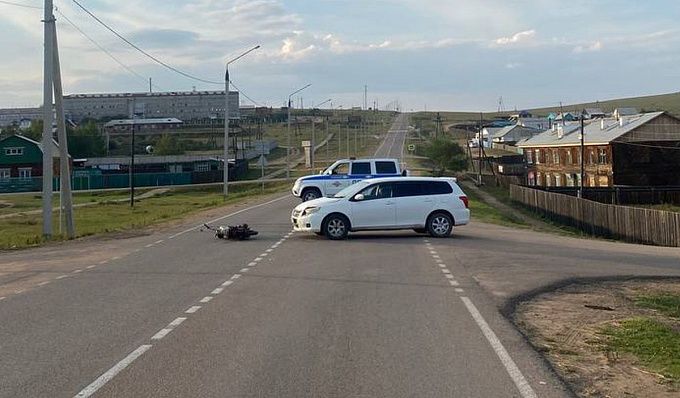 В Бурятии три подростка на мотоцикле получили травмы в ДТП