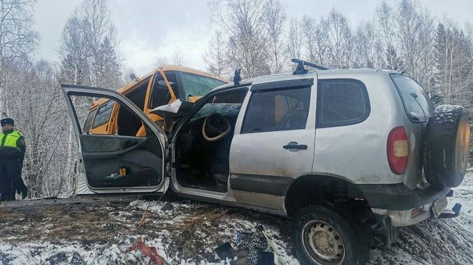 Семеро детей пострадали в крупном ДТП в Иркутской области