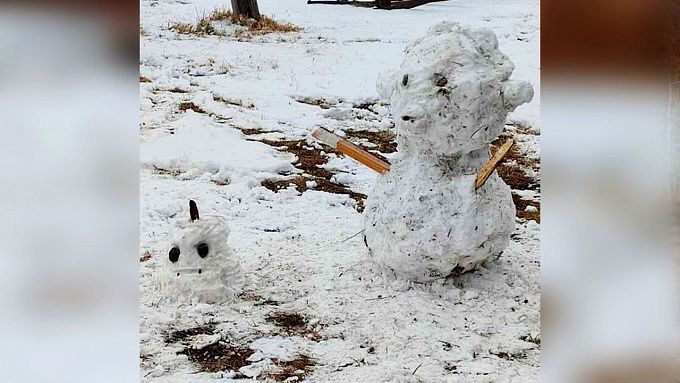 В районе Бурятии наступила зима. ФОТО