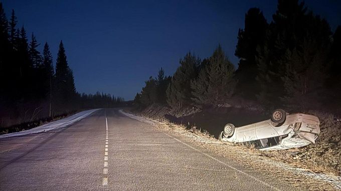 Автоледи без прав устроила ДТП с пострадавшими на трассе в Бурятии