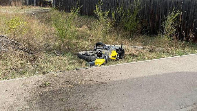 В Улан-Удэ мотоциклист пострадал в ДТП