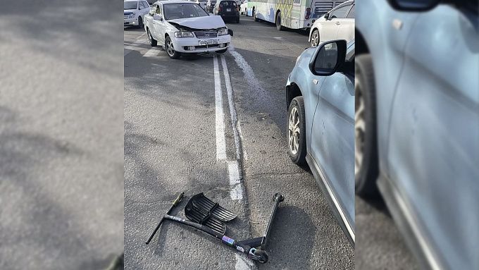 Подростка на самокате сбили в Улан-Удэ