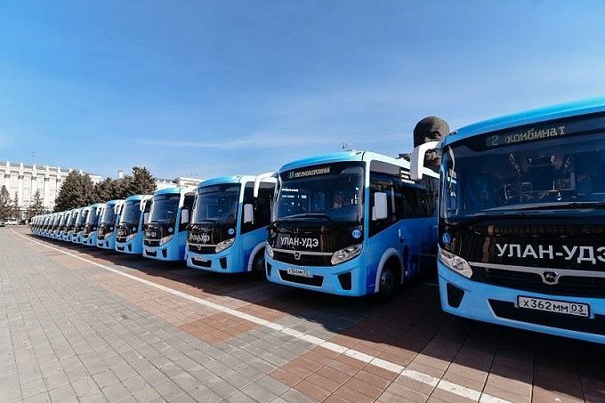 Более 120 новых автобусов прибудут в Улан-Удэ до конца года