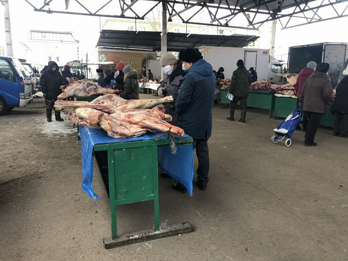 Мясные ярмарки открылись на пяти торговых точках Улан-Удэ