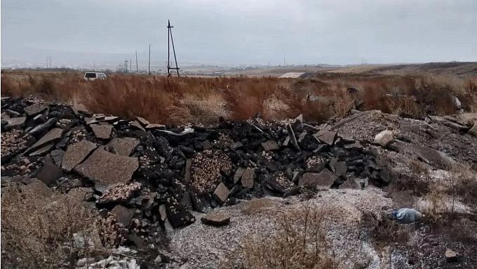 Стихийная свалка образовалась в пригороде Улан-Удэ