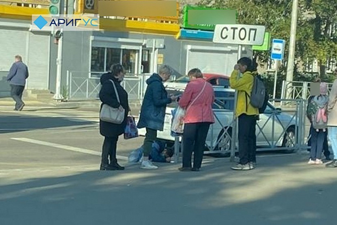 В Улан-Удэ парня сбили на «зебре»