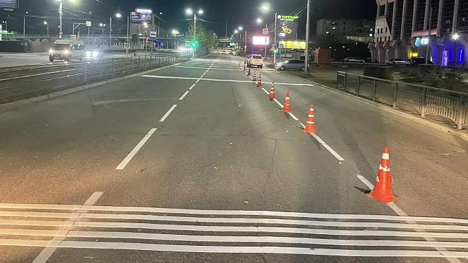 Шумовые полосы обновили на оживлённой магистрали в Улан-Удэ