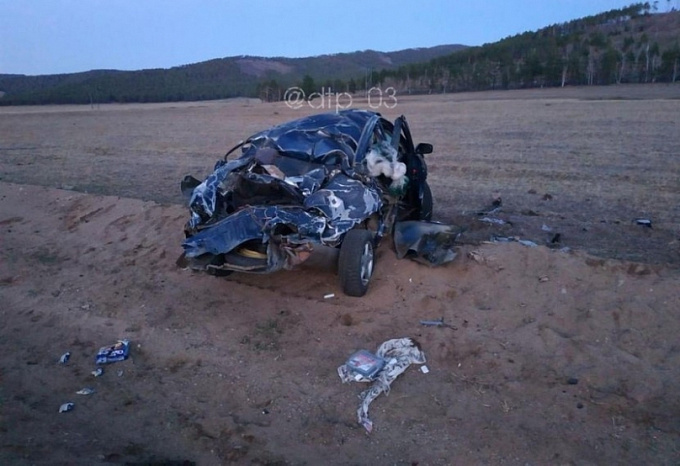В Бурятии пассажир погиб в перевернувшейся машине (ФОТО)