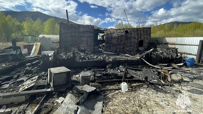 Тело мужчины нашли в сгоревшем вагончике в Северо-Байкальском районе