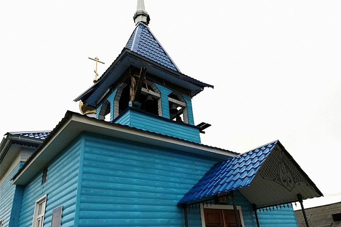 Молния ударила в церковь в пригороде Улан-Удэ (ФОТО)