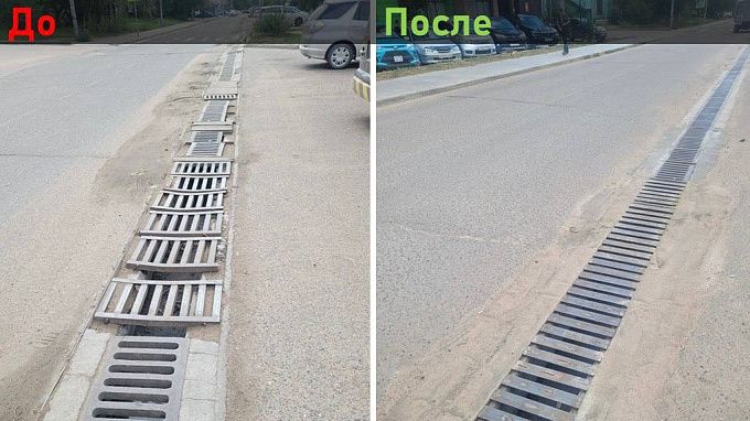 Ливневку в Улан-Удэ привели в порядок после проверки прокуратуры