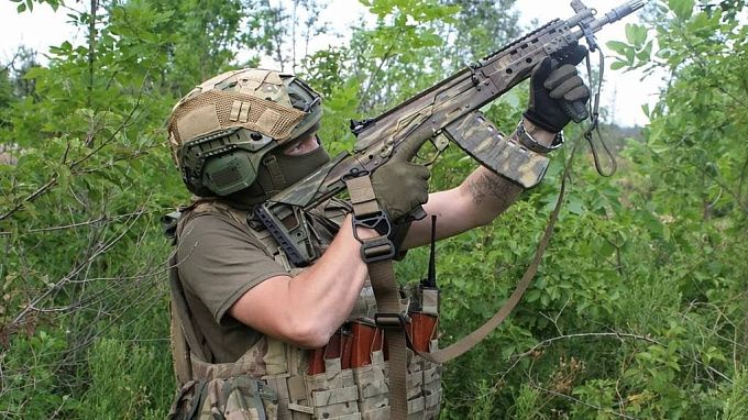Военнослужащего из Бурятии наградили медалью «За отвагу» 