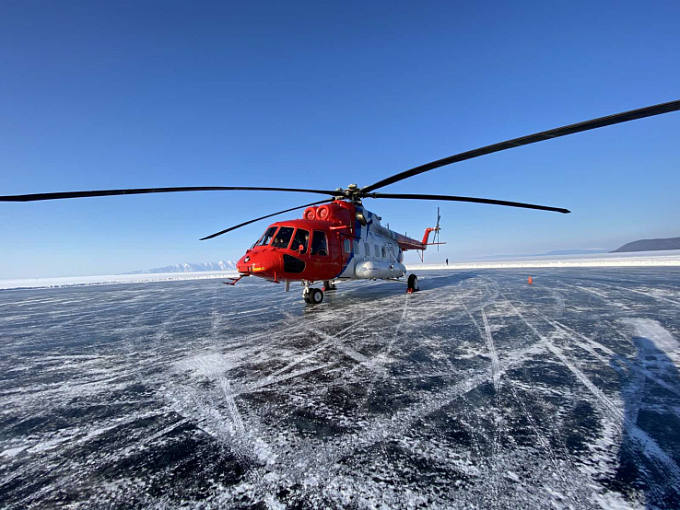 Вертолет Ми-171А2 установил рекорд скорости на «Байкальской миле»