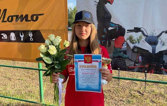 Мотогонщица из Бурятии стала призером Кубка России