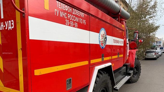 Магазин горел в районе Бурятии