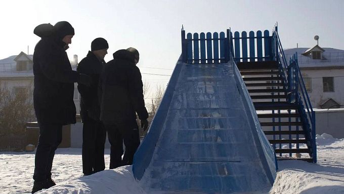 Новая безопасная горка открылась в районе Бурятии 
