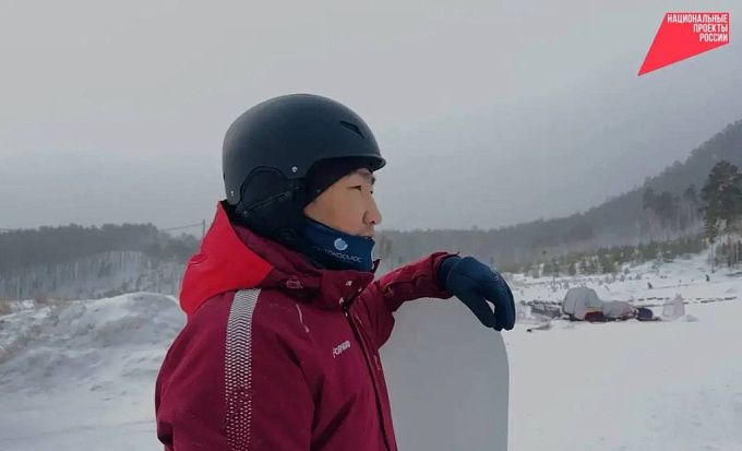 Ветеран СВО из Бурятии стал инструктором по сноуборду