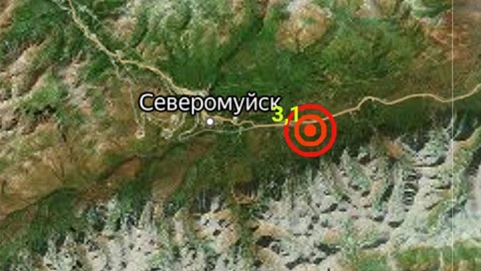 Север Бурятии слегка тряхнуло