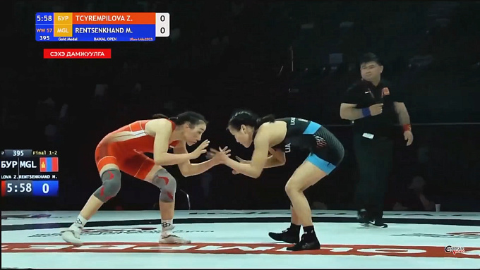 Бурятская борица забрала золото Baikal Open