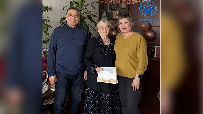 Труженица тыла из Бурятии отметила вековой юбилей