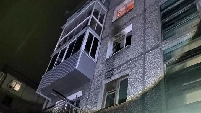 Квартира горела в Улан-Удэ