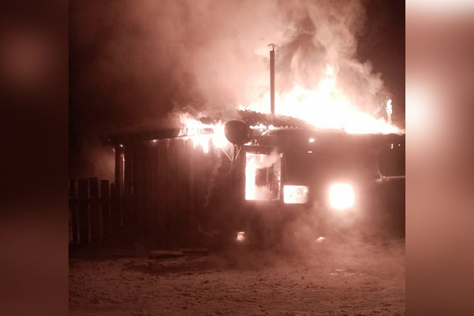 В посёлке Бурятии сгорело отделение почты