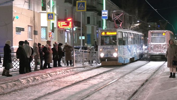 Трамваи опаздывают из-за пробок в Улан-Удэ