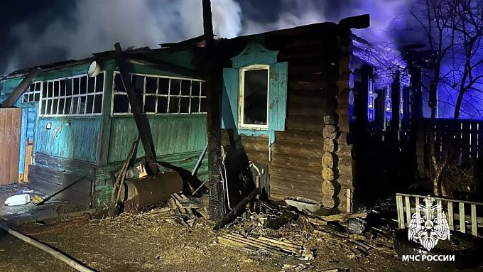 Пенсионер погиб на пожаре в Бурятии