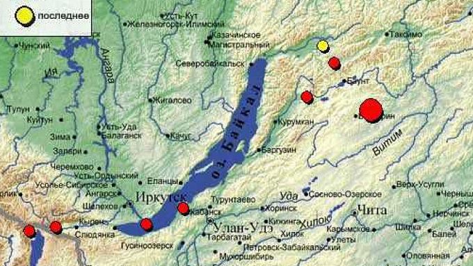 Землетрясение произошло на севере Бурятии