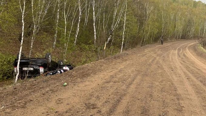 Пьяный водитель попал в больницу после аварии в Бурятии