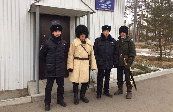 В Улан-Удэ казаки помогут полицейским нести службу