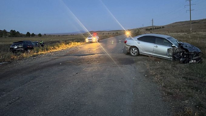 Водитель устроил лобовое ДТП в районе Бурятии