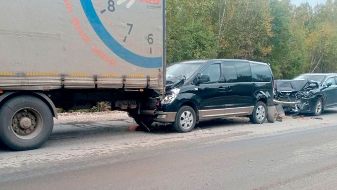 Двое детей пострадали в аварии на трассе в Бурятии