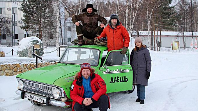 Путешественники на москвиче побывали на севере Бурятии
