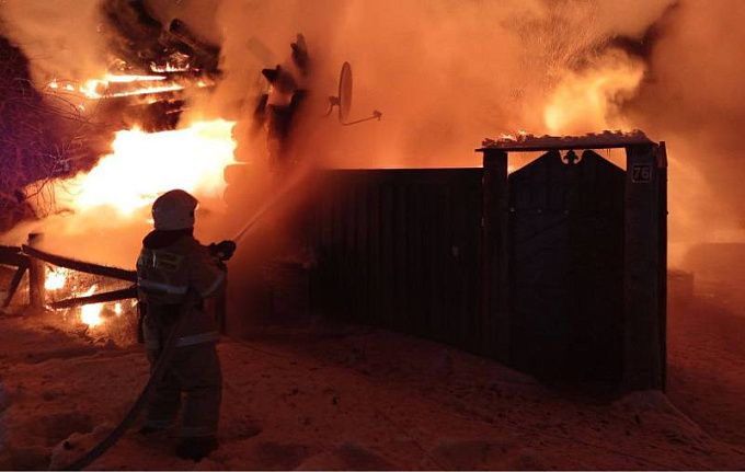 Мужчина погиб на пожаре в Бурятии