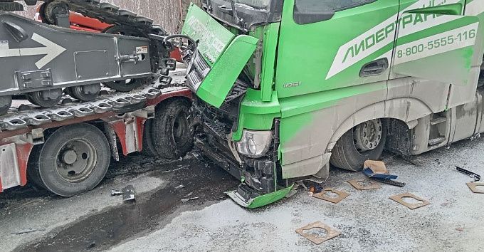На участке федеральной трассы в Бурятии перекрыли движение. ОБНОВЛЕНО