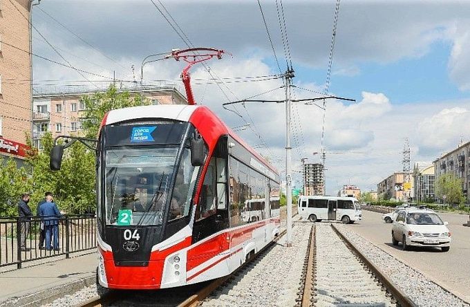 В Улан-Удэ изменится схема движения трамваев. Один маршрут приостановит работу