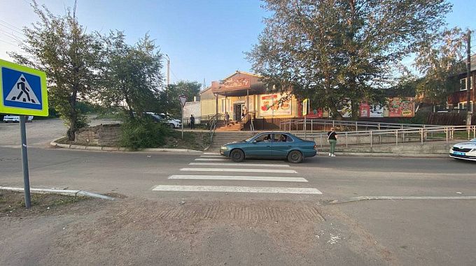 В Улан-Удэ 5-летнюю девочку сбили на «зебре»