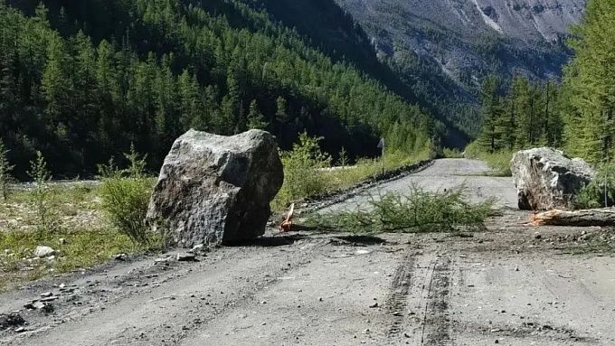 В Бурятии устраняют последствия оползня
