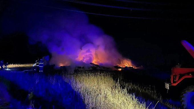 Крупный пожар потушили в районе Бурятии