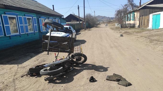 14-летний школьник на мотоцикле устроил ДТП в Бурятии
