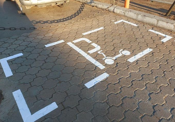 В Улан-Удэ появились разметки для парковки электросамокатов