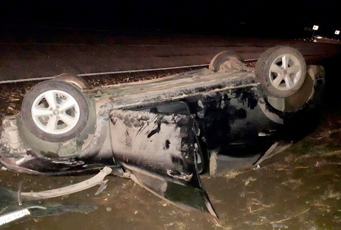 Водитель-наркоман перевернулся на трассе в Бурятии