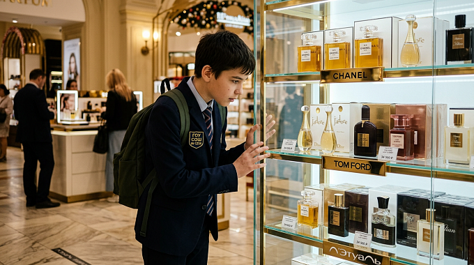 Юный романтик вынес дорогие духи из магазина Улан-Удэ, чтобы заработать на подарки для любимой